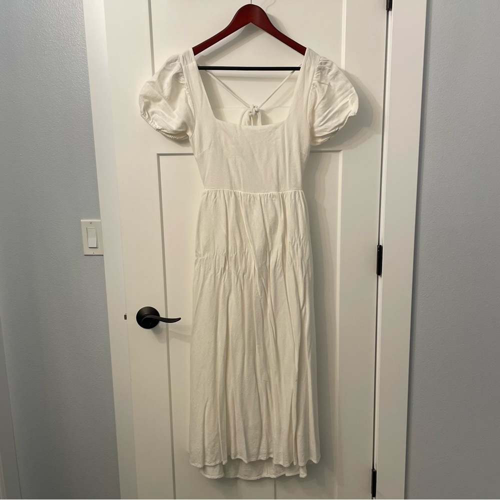 White Midi Dress